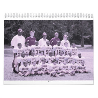 ABのアメリカインディアンのフットボール カレンダー