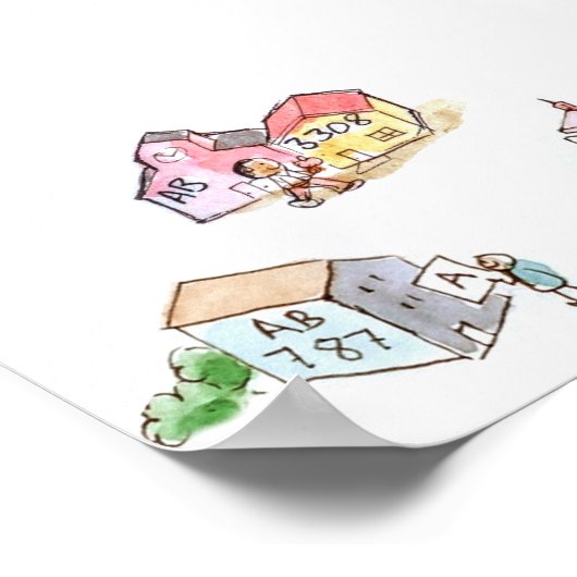 AB3308 AB1487 AB787 ポスター (角)