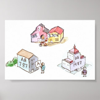 AB3308 AB1487 AB787 ポスター