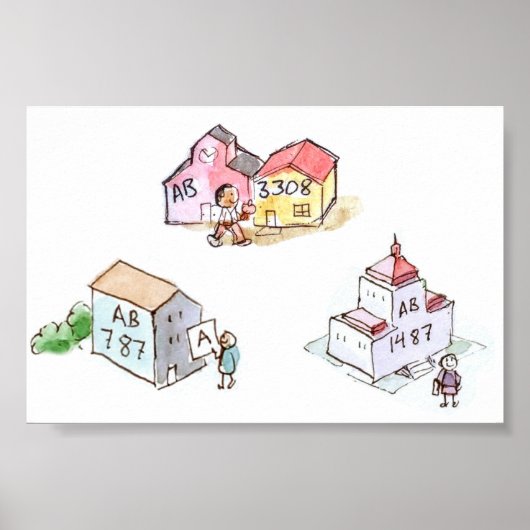 AB3308 AB1487 AB787 ポスター (正面)