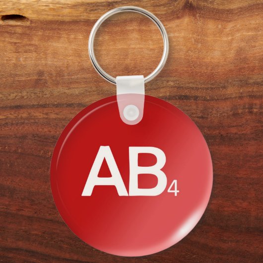 ab4型ヒト滴下型集団薬 キーホルダー (正面)