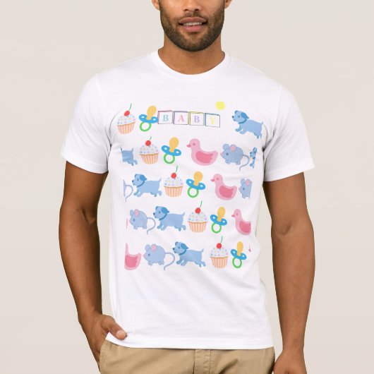 AB/の大人のベビーのティーのかわいいワイシャツABDL Tシャツ (正面)