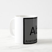 Ab - アメリカン・ボブテイル 化学元素周期表 コーヒーマグカップ (正面左)