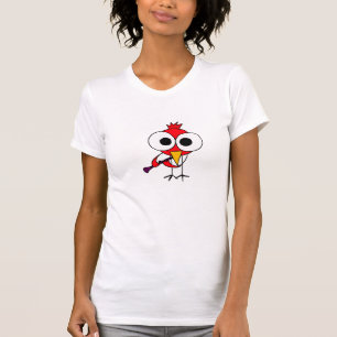 AB-クラリネットの漫画のワイシャツを遊んでいる基本的な鳥 Tシャツ