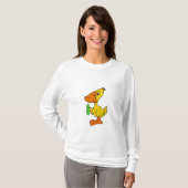 AB-ピクルスのTシャツを持つアヒル Tシャツ (正面フル)