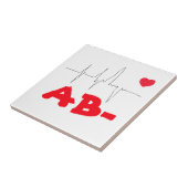 AB-ファンキー血液型ハート率医療 タイル (側面)