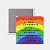 AB – 幸福は旅のマグネット マグネット (正面/裏面)