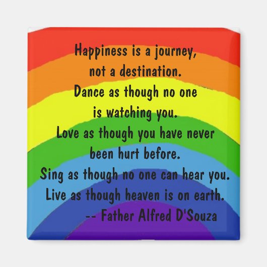 AB – 幸福は旅のマグネット マグネット (正面)