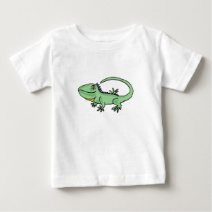 AB-漫画のイグアナのベビーの用品類 ベビーTシャツ