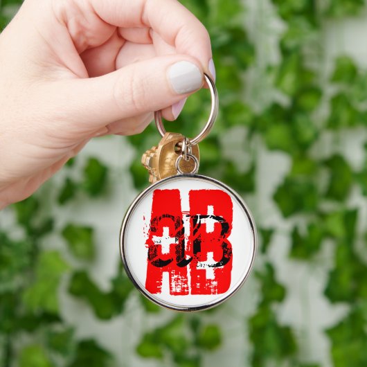 AB +血液型 – キーチェーン (手)