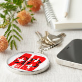 AB +血液型 – キーチェーン (側面)