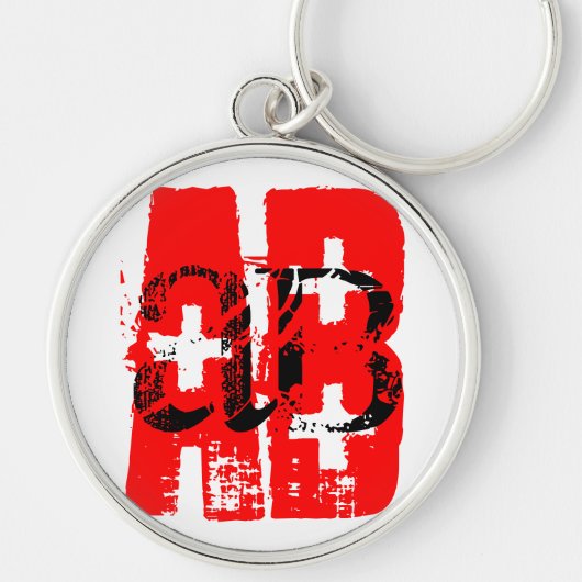 AB +血液型 – キーチェーン (正面)