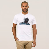 AB ALM-RACING - hvit Tシャツ (正面フル)