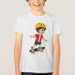 Ab auf die Skaterbahn トライブレンドＴシャツ