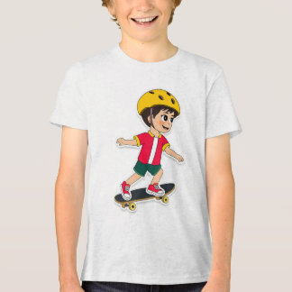 Ab auf die Skaterbahn トライブレンドTシャツ