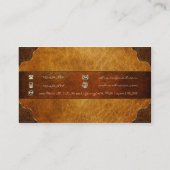 AB & BAレザーモノグラム 名刺 (裏面)