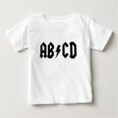 AB/CD ベビーTシャツ (正面)