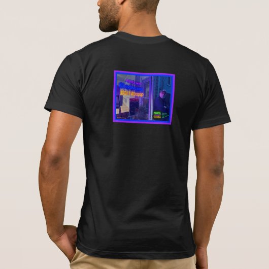 AB/EX ポップアップネオンティー Tシャツ (裏面)
