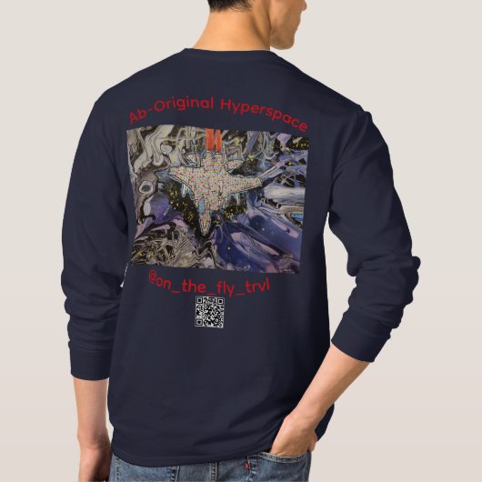 Ab-Original ハイパースペース長袖シャツ メンズ Tシャツ (裏面)