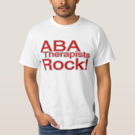 ABAのセラピストの石 Tシャツ (正面)