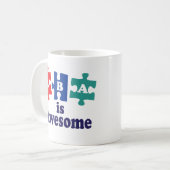 ABAのセラピーは素晴らしいです コーヒーマグカップ (正面左)