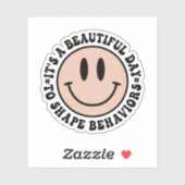 ABAの行動を形作る美しい日だ シール (シート)