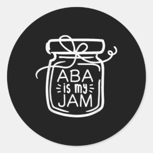 Abaは私のジャム自閉症の意識 ラウンドシール