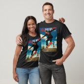 ABAジャーナル法的反逆者のスケート選手カバー Tシャツ (ユニセックス)