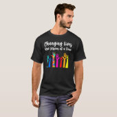 ABAセラピスト技術者RBTの動作アナリスト Tシャツ (正面フル)