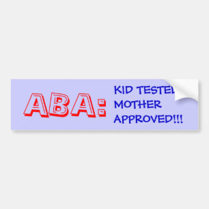 ABA バンパーステッカー