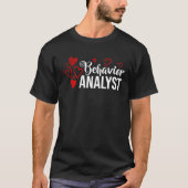 ABA Behavior Therapist Therapy Analyst Tシャツ (正面)