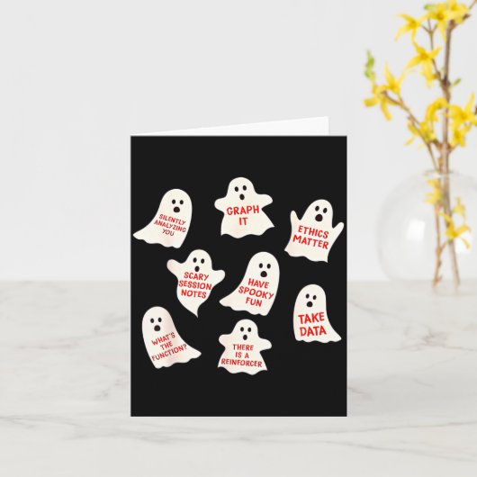 Aba Halloween Behavior Fall Applied Behavior Ysis  カード (黄色い花)