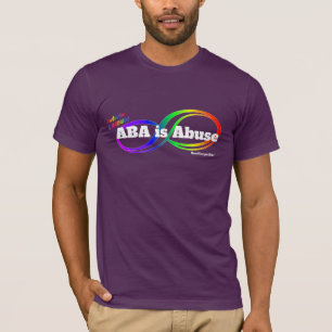 ABA is Abuse – 神経発散性の反逆Tシャツ Tシャツ