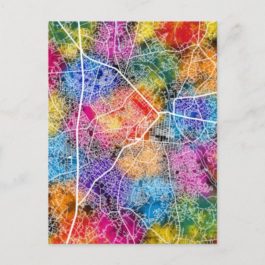 Aba Nigeria City Map ポストカード (正面)