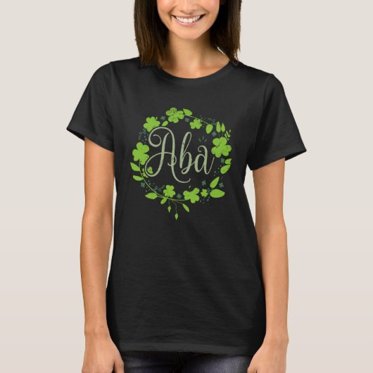 ABA St Patrick Artwork RBT ABA Therapist Tシャツ (正面)