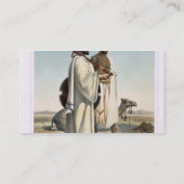 AbabdaのThebaidの東の砂漠の遊牧民、 名刺 (裏面)
