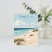 Abaco Islands, Bahamas – Coastal Dunes Vintage ポストカード (スタンド正面)