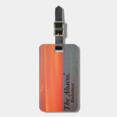 Abacosの荷物のラベル ラゲッジタグ (正面縦)