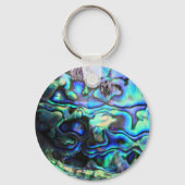 Abalone paua shell キーホルダー (正面)