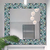 Abalone Shell and Pearl - Cells Collage N16 タイル