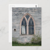 Abandoned Church Window ポストカード (正面/裏面)