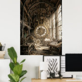 Abandoned Clockwork Workshop ポスター (ホームオフィス)