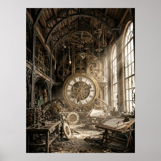 Abandoned Clockwork Workshop ポスター (正面)