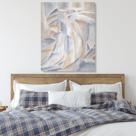 Abandoned Dam キャンバスプリント (インサイチュ (寝室))