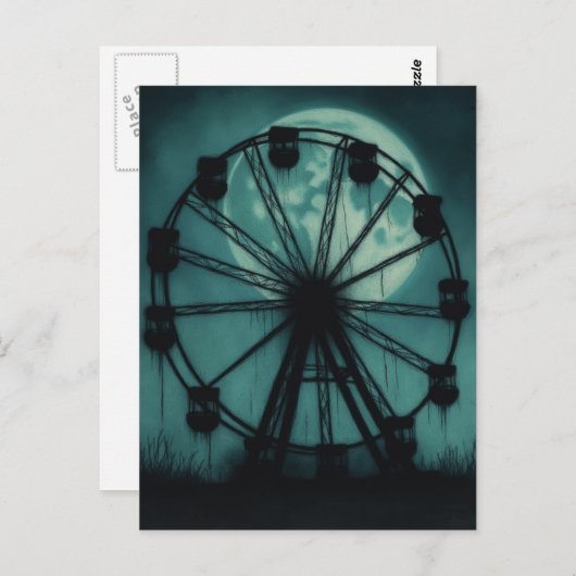 Abandoned Ferris Wheel ポストカード (正面/裏面)