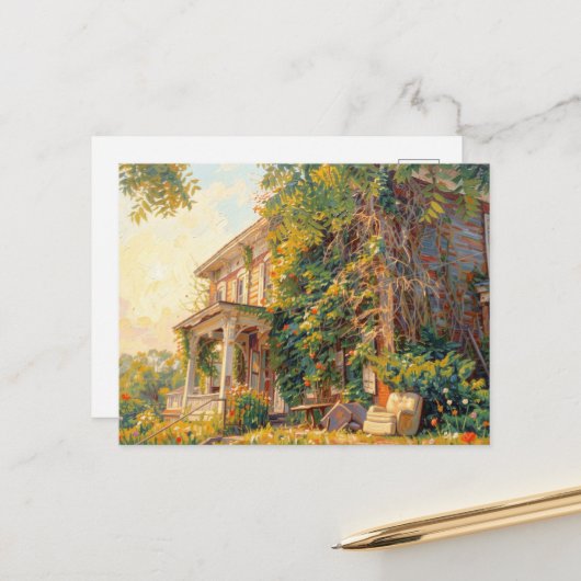 Abandoned House Furniture Included ポストカード (正面/裏面インサイチュ)