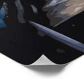 Abandoned Industrial Factory Urbex Grunge Art ポスター (角)