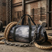 Abandoned Port — Pirate Harbor Scene Duffel Bag ダッフルバッグ