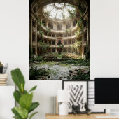Abandoned Theater Nature Reclaimed ポスター (ホームオフィス)