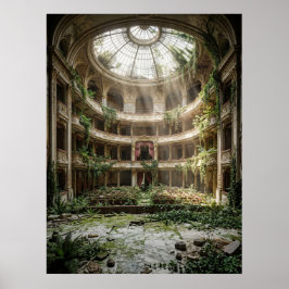 Abandoned Theater Nature Reclaimed ポスター